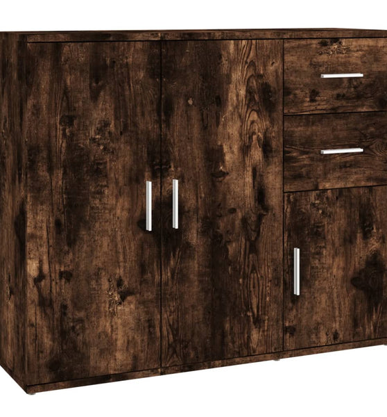 Sideboard Räuchereiche 91x29,5x75 cm Holzwerkstoff