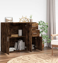Sideboard Räuchereiche 91x29,5x75 cm Holzwerkstoff