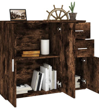 Sideboard Räuchereiche 91x29,5x75 cm Holzwerkstoff