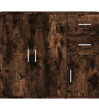 Sideboard Räuchereiche 91x29,5x75 cm Holzwerkstoff