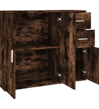Sideboard Räuchereiche 91x29,5x75 cm Holzwerkstoff