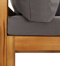 Ecksofas 2 Stk. Modular mit Kissen Massivholz Akazie