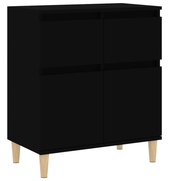 Sideboard Schwarz 60x35x70 cm Holzwerkstoff