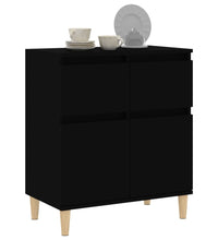 Sideboard Schwarz 60x35x70 cm Holzwerkstoff