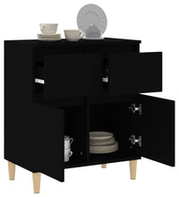 Sideboard Schwarz 60x35x70 cm Holzwerkstoff