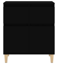 Sideboard Schwarz 60x35x70 cm Holzwerkstoff