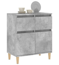 Sideboard Betongrau 60x35x70 cm Holzwerkstoff