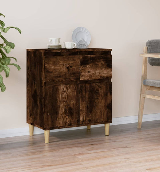 Sideboard Räuchereiche 60x35x70 cm Holzwerkstoff