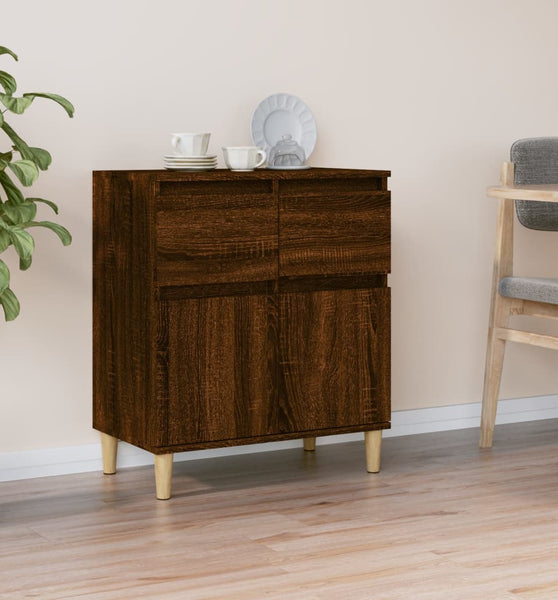 Sideboard Braun Eichen-Optik 60x35x70 cm Holzwerkstoff