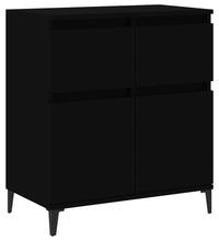 Sideboard Schwarz 60x35x70 cm Holzwerkstoff