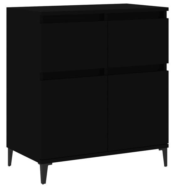 Sideboard Schwarz 60x35x70 cm Holzwerkstoff