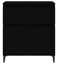 Sideboard Schwarz 60x35x70 cm Holzwerkstoff