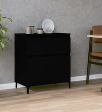 Sideboard Schwarz 60x35x70 cm Holzwerkstoff