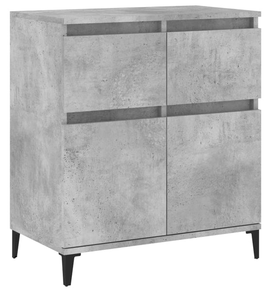 Sideboard Betongrau 60x35x70 cm Holzwerkstoff