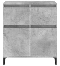 Sideboard Betongrau 60x35x70 cm Holzwerkstoff