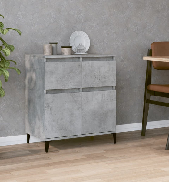 Sideboard Betongrau 60x35x70 cm Holzwerkstoff