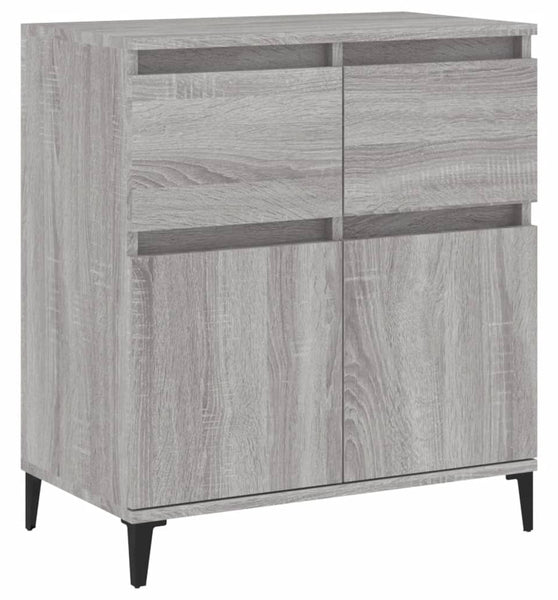 Sideboard Grau Sonoma 60x35x70 cm Holzwerkstoff