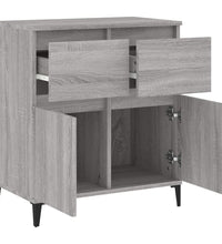 Sideboard Grau Sonoma 60x35x70 cm Holzwerkstoff