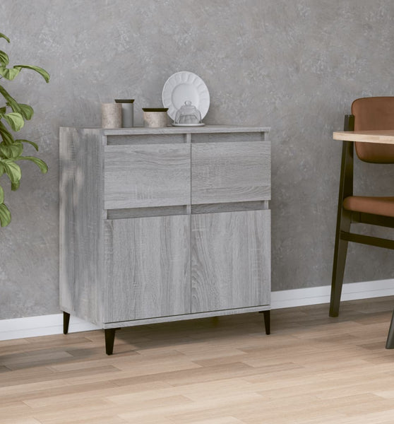 Sideboard Grau Sonoma 60x35x70 cm Holzwerkstoff