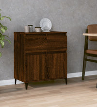 Sideboard Braun Eichen-Optik 60x35x70 cm Holzwerkstoff