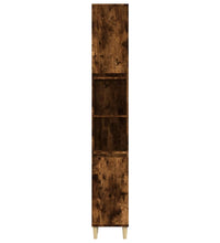 Badschrank Räuchereiche 30x30x190 cm Holzwerkstoff