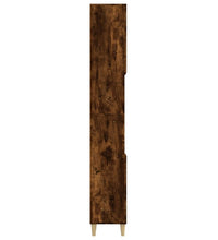 Badschrank Räuchereiche 30x30x190 cm Holzwerkstoff