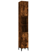 Badschrank Räuchereiche 30x30x190 cm Holzwerkstoff