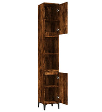 Badschrank Räuchereiche 30x30x190 cm Holzwerkstoff