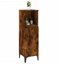 Badschrank Räuchereiche 30x30x100 cm Holzwerkstoff