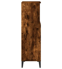 Badschrank Räuchereiche 30x30x100 cm Holzwerkstoff