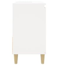 Badschrank Weiß 65x33x60 cm Holzwerkstoff