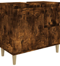 Badschrank Räuchereiche 65x33x60 cm Holzwerkstoff