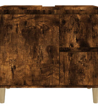 Badschrank Räuchereiche 65x33x60 cm Holzwerkstoff