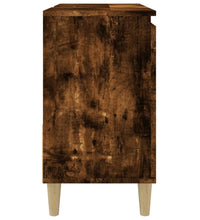 Badschrank Räuchereiche 65x33x60 cm Holzwerkstoff
