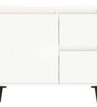 Badschrank Weiß 65x33x60 cm Holzwerkstoff
