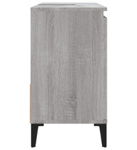Badschrank Grau Sonoma 65x33x60 cm Holzwerkstoff