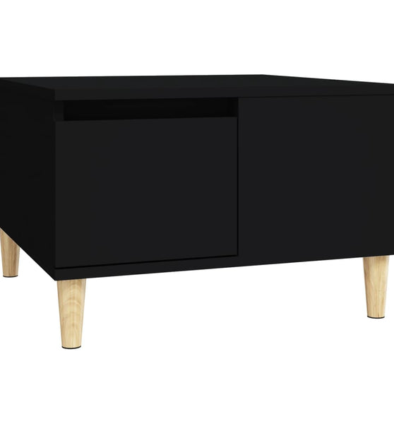 Couchtisch Schwarz 55x55x36,5 cm Holzwerkstoff