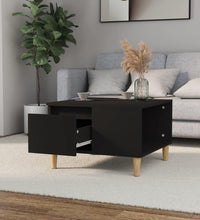 Couchtisch Schwarz 55x55x36,5 cm Holzwerkstoff