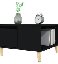 Couchtisch Schwarz 55x55x36,5 cm Holzwerkstoff