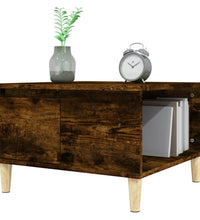 Couchtisch Räuchereiche 55x55x36,5 cm Holzwerkstoff
