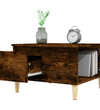 Couchtisch Räuchereiche 55x55x36,5 cm Holzwerkstoff