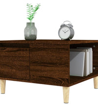 Couchtisch Braun Eichen-Optik 55x55x36,5 cm Holzwerkstoff