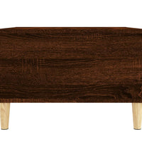 Couchtisch Braun Eichen-Optik 55x55x36,5 cm Holzwerkstoff