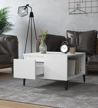 Couchtisch Weiß 55x55x36,5 cm Holzwerkstoff