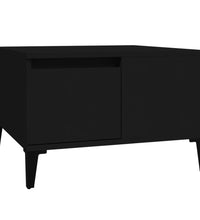 Couchtisch Schwarz 55x55x36,5 cm Holzwerkstoff
