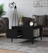 Couchtisch Schwarz 55x55x36,5 cm Holzwerkstoff