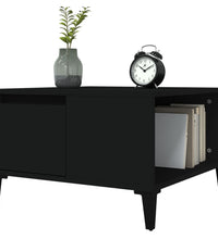 Couchtisch Schwarz 55x55x36,5 cm Holzwerkstoff