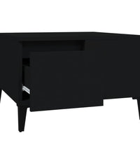 Couchtisch Schwarz 55x55x36,5 cm Holzwerkstoff