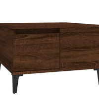 Couchtisch Braun Eichen-Optik 55x55x36,5 cm Holzwerkstoff