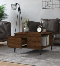 Couchtisch Braun Eichen-Optik 55x55x36,5 cm Holzwerkstoff